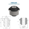 Amortecedor radial axial