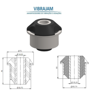 Amortecedor radial axial